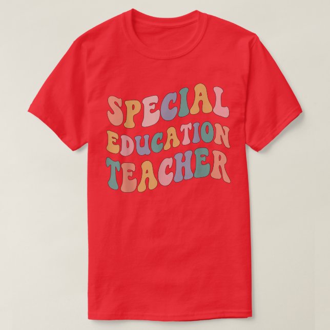 Back to school Lärare, Speciell skolutbildning i R T Shirt (Design framsida)