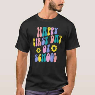 Back to school Lärare Student Lycklig T Shirt
