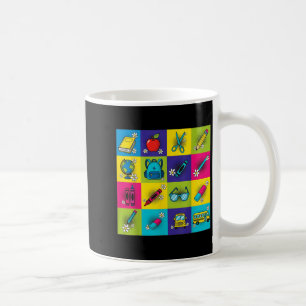 Back to school Lärare Student Manar Women Girls Ki Kaffemugg