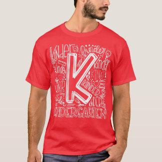 Back to school Lärare Student Typography Kinderga T Shirt