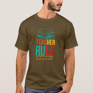 Back to school-lärarregeln t shirt