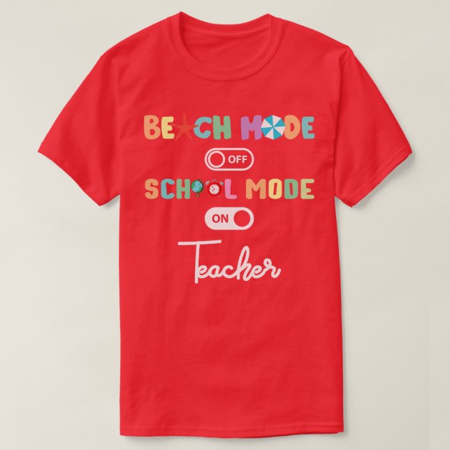 Back to school Lärarskolläge i utbildningssystemet T Shirt (Design framsida)