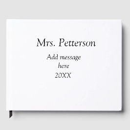 Back to school-läraruppskattning, tillägg till års gästböcker