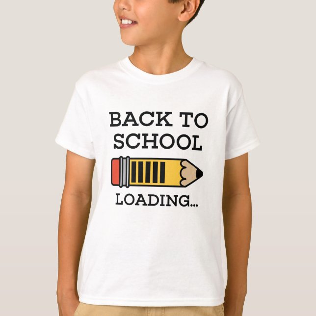 Back to school-lastning t shirt (Framsida)