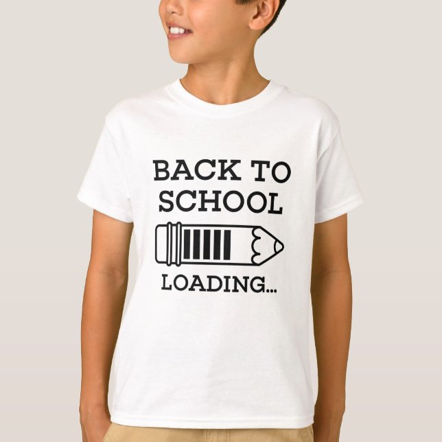 Back to school-lastning t shirt (Framsida)
