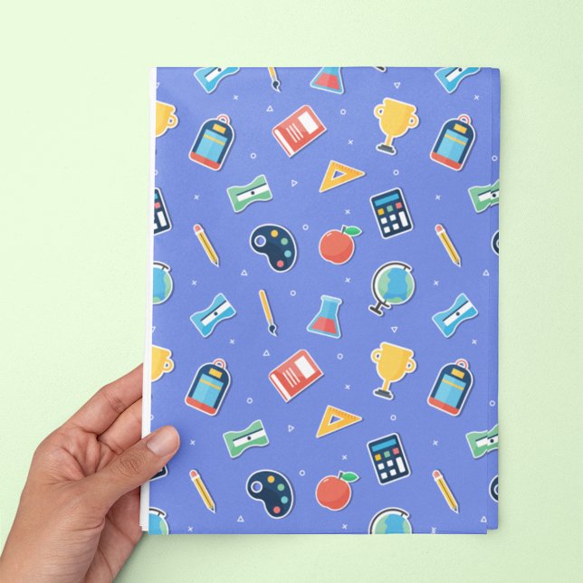 Back to school | Lila Presentpapper (Skapare uppladdad)