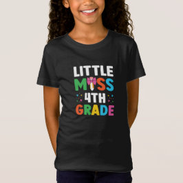 Back to school Little Miss 4th Klass T Shirt
