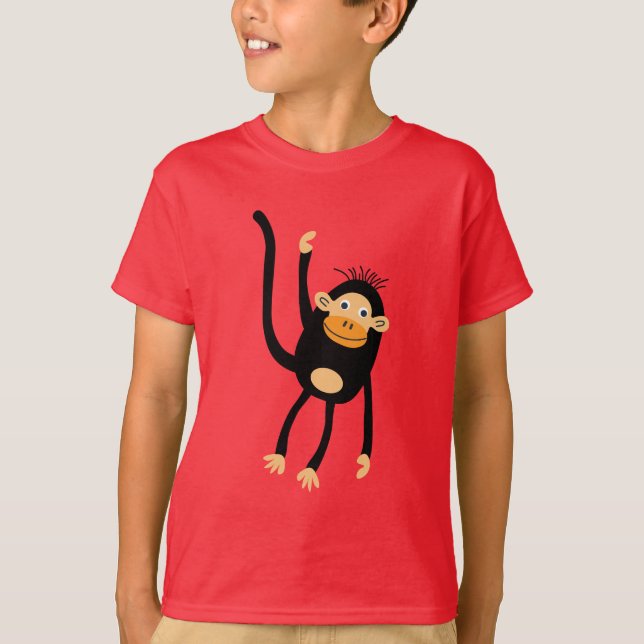 Back to school Little Monkey T Shirt (Framsida)