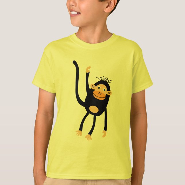 Back to school Little Monkey T Shirt (Framsida)