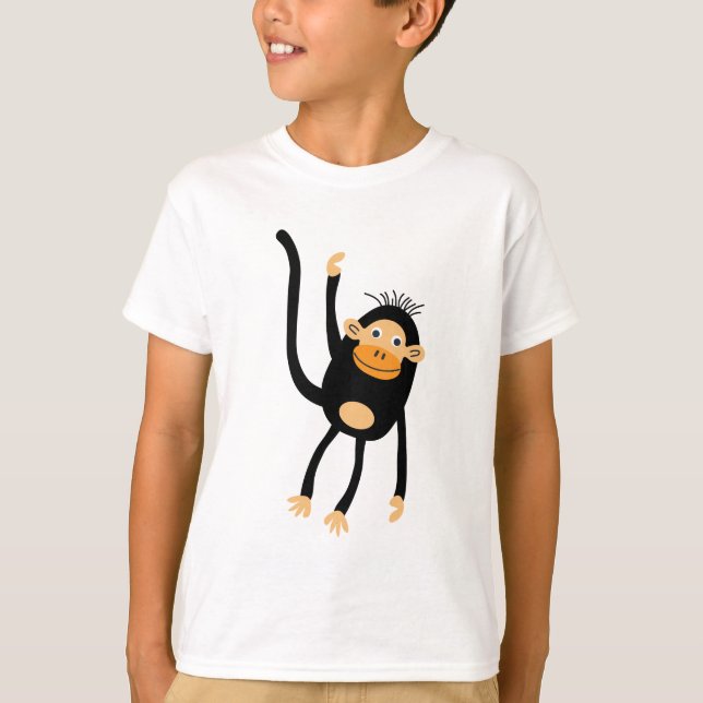 Back to school Little Monkey T Shirt (Framsida)