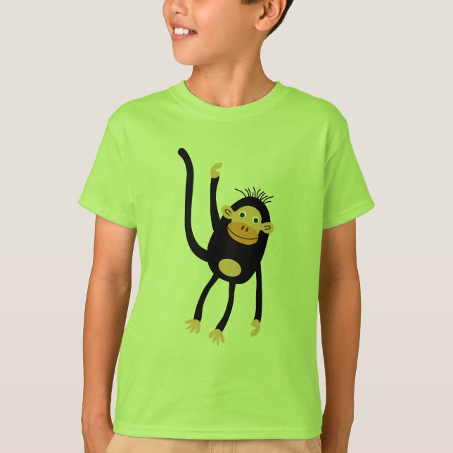 Back to school Little Monkey T Shirt (Framsida)