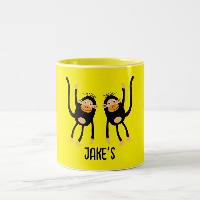 Back to school Little Monkey Två-Tonad Mugg (Center)