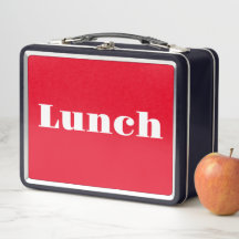 Back to school LUNCH Logotyp Retro