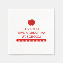 Back to school LunchBox Napkin Pappersservett