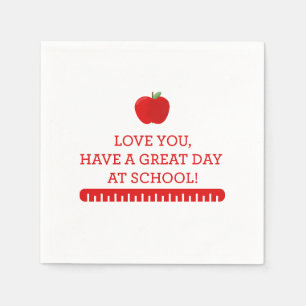 Back to school LunchBox Napkin Pappersservett