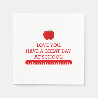 Back to school LunchBox Napkin Pappersservett