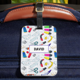Back to school lustig party bagagebricka