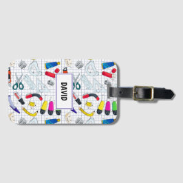 Back to school lustig party bagagebricka