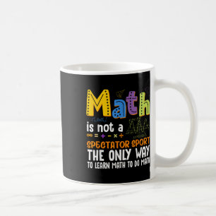Back to school Math är inte en idrottsmatematik fö Kaffemugg