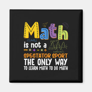 Back to school Math är inte en idrottsmatematik fö Magnet