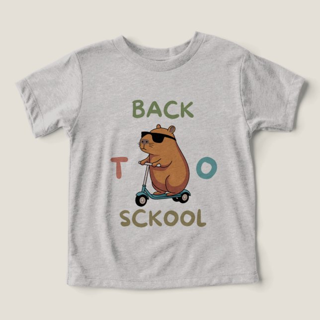 Back to school med  björn t shirt (Design Framsida)