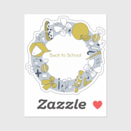 Back to school med Darling Little Sak Sticker Klistermärken