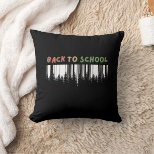 Back to school med en aning av vild träd kudde