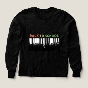 Back to school med en aning av vild träd t shirt