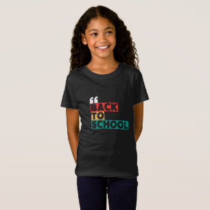 Back to school med klassisk beröring och elegant t shirt