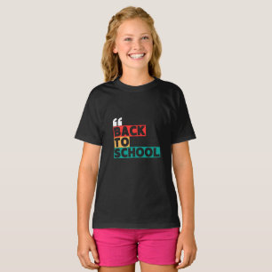 Back to school med klassisk beröring och elegant t shirt