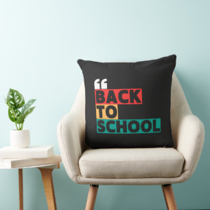 Back to school med klassisk och klassbar beröring kudde