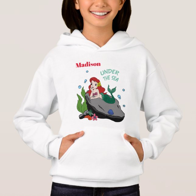 Back to school med sjöjungfruar T-Shirt (Framsida)