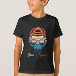 Back to school med sommarschimpantema t shirt