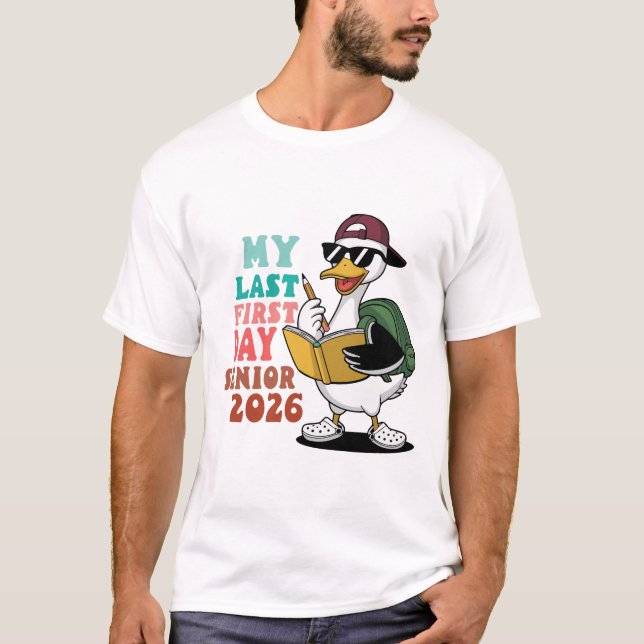 Back to school Min senaste förste-dagschef T Shirt (Framsida)