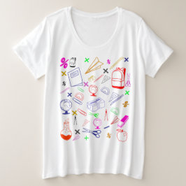 Back to school mönster t shirt