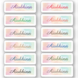 Back to school namnstickers klistermärken