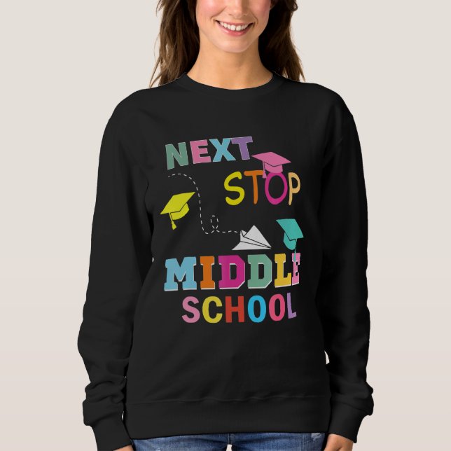 Back to school Next Stop Mitten School Teacher Stu T Shirt (Framsida)
