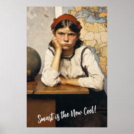 Back to school Norman Rockwell teckning stil Poster