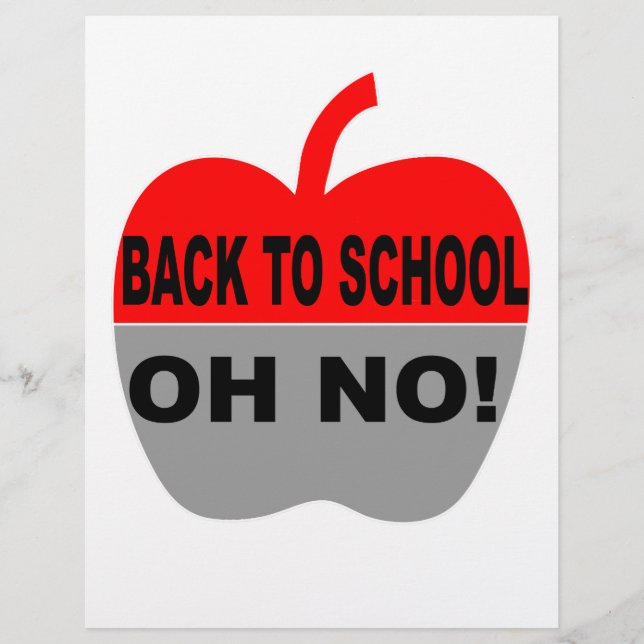 Back to school Oh No (Framsida)