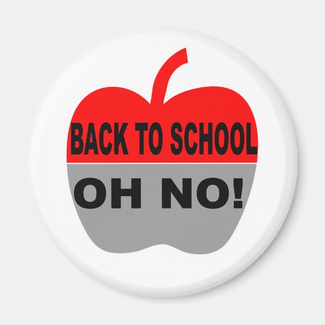 Back to school Oh No Magnet (Framsidan)