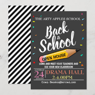 BACK TO SCHOOL OPEN HOUSE INBJUDAN