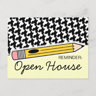 Back to school Open House/Orientering Postcard Vykort