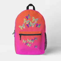 Back to school Orange Rosa Butterfly