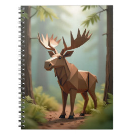 Back To School Origami Moose Anteckningsbok