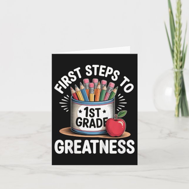 Back to school Outfit För barn, Girls, Studenter.  Kort (Framsida)