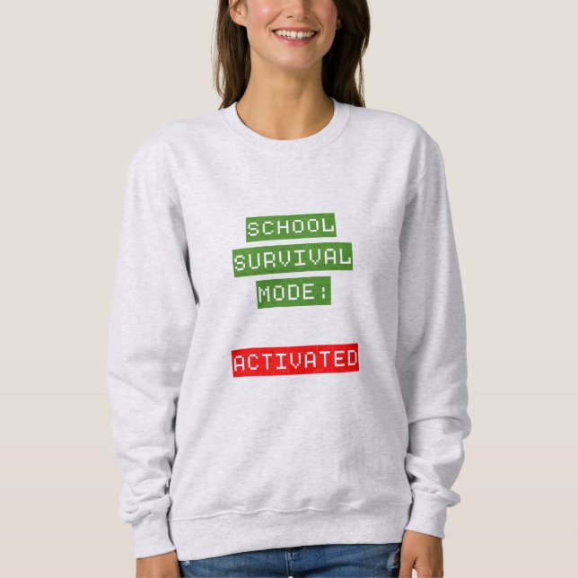 Back to school | Överlevnadsläge T Shirt (Framsida)
