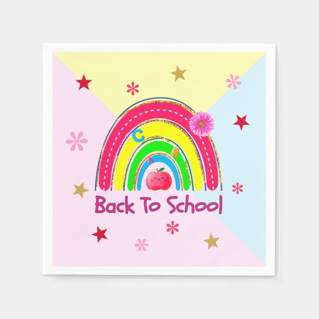 Back to school pappersservett (Framsidan)