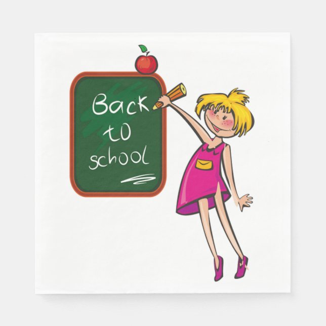 BACK TO SCHOOL PAPPERSSERVETT (Framsidan)