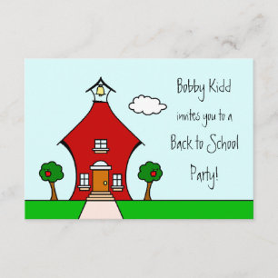 Back to school Party Inbjudan