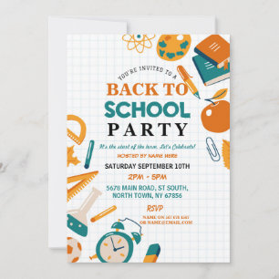 Back to school Party, Inbjudan vid den stillaståen